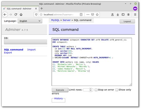 Using MySQL with Node.js and the mysql JavaScript Client .